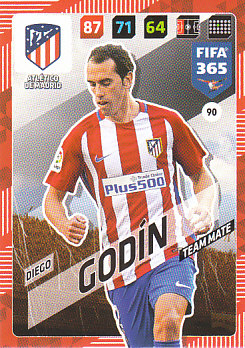 Diego Godin Atletico Madrid 2018 FIFA 365 #90